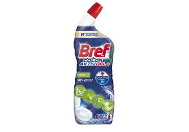 WC geel BREF 10xEffect Lime Scale,700 ml
