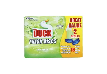 WC geel DUCK Fresh Lime 2x36ml