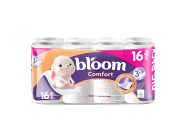WC paber BLOOM Comfort Orange 3kih, 16rl