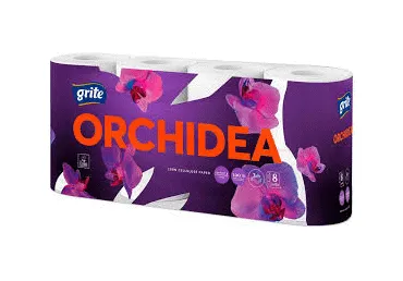 Tualetes papīrs Grite Orchidea 3slāņi 8ruļļi