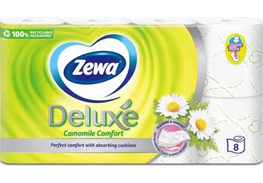 WC paber ZEWA Deluxe Camomille 3kih 8rl