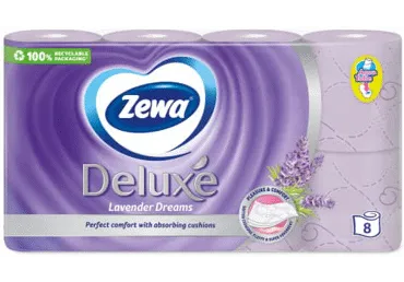 WC paber ZEWA Deluxe Lavender 3kih 8rl