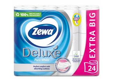 WC-paber ZEWA Deluxe White 3kih 24rl