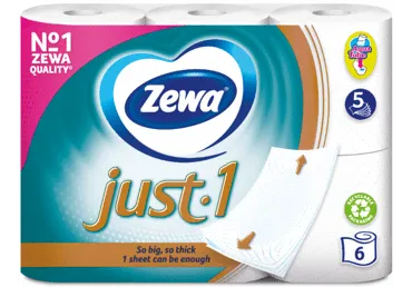 WC paber ZEWA Just1 5kih 6rl