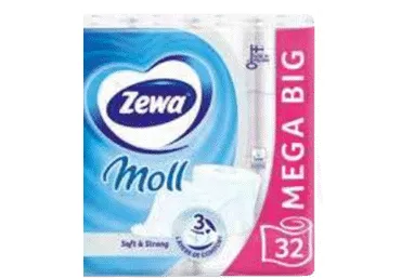 WC paber ZEWA Moll valge 3kih.32rl