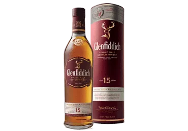 Whiskey GLENFIDDICH 15YO Single Malt 40%vol 0,7L,R25/198414/3