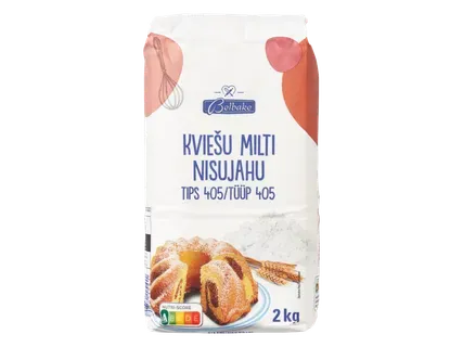 Belbake Kviešu milti 405.tips 2000g