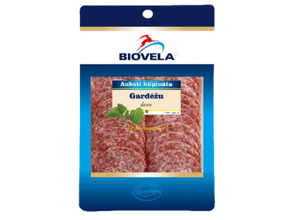 Biovela Salami "Gardēžu" šķēlēs 90g