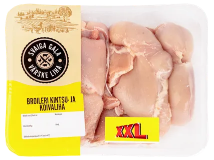 Broileri kintsu- ja koivaliha