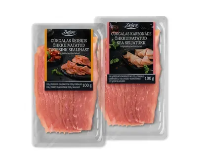 Deluxe Kūpināta cūkgaļa šķēlēs 100g