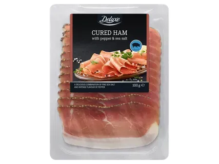 Deluxe Vītināts šķiņķis šķēlēs 100g