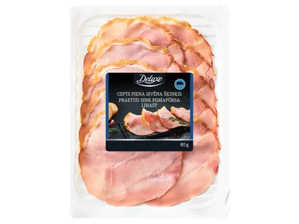 Deluxe Piena sivēna cepetis šķēlēs 80g