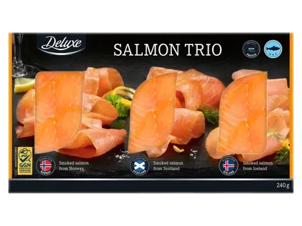 Deluxe Kūpināta laša asorti šķēlēs 240g