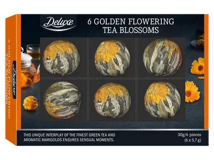 Deluxe Tējas ziedi 6gab