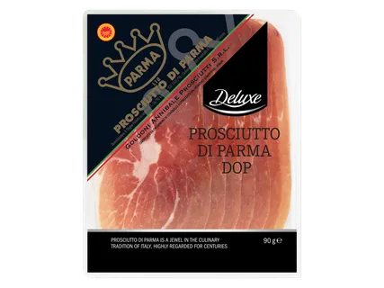Deluxe Vītināts šķiņķis "Prosciutto di Parma" šķēlēs 90g