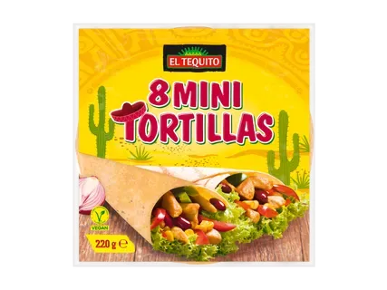 EL TEQUITO Mini tortiljad