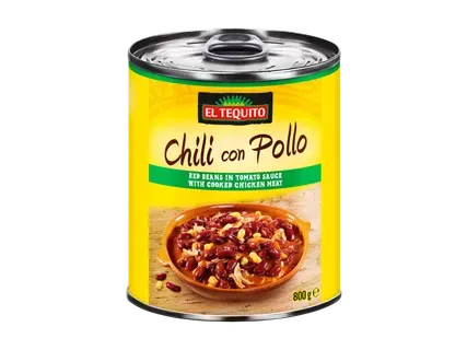 EL TEQUITO Oa-kanalihatoit Chili con Pollo