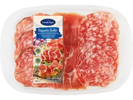 French Style Vītinātas gaļas asorti šķēlēs