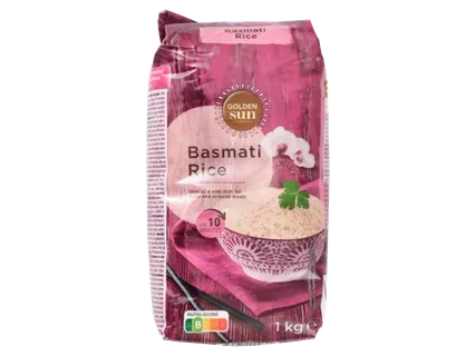 Golden Sun Basmati rīsi 1kg