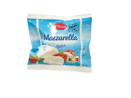Milbona Siers MOZZARELLA  ar samazinātu tauku saturu