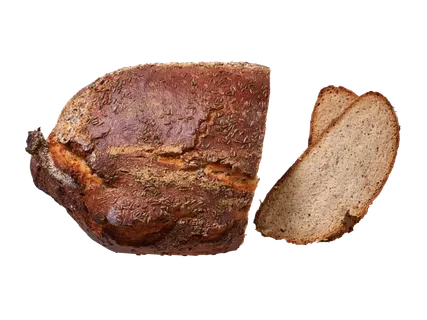 Gaišā ierauga maize ar pilngraudu rudzu miltiem