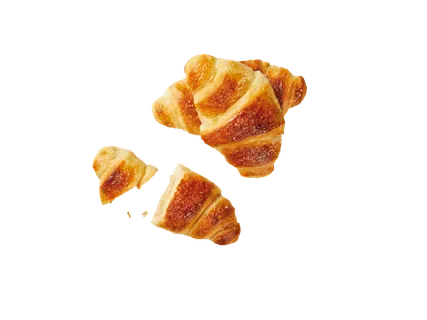 Kruasāns ar vaniļas- karameļu krēmu