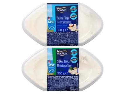Nautica Siļķu fileju gabaliņi mērcē 300g