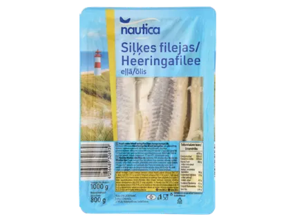 Nautica Siļķu filejas eļļā 1000g