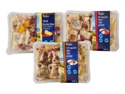 Nautica Marinēti siļķu gabaliņi 180g