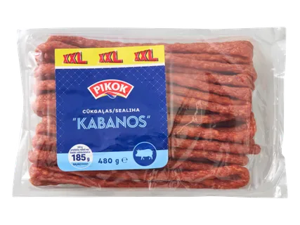 Pikok Cūkgaļas desiņas "Kabanos" XXL 480g