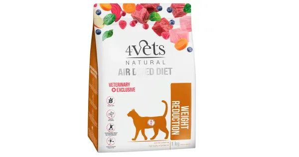 4Vets looduslik õhkkuivatatud veterinaartoit, kuivtoit Urinal support kassidele 1 kg