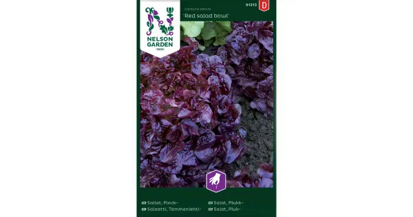 91313 salat red salad bowl