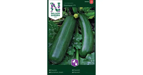 91445 suvikõrvits zucchini/diamant f1