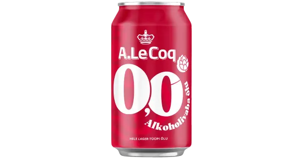 A. Le Coq alkoholivaba õlu 330ml