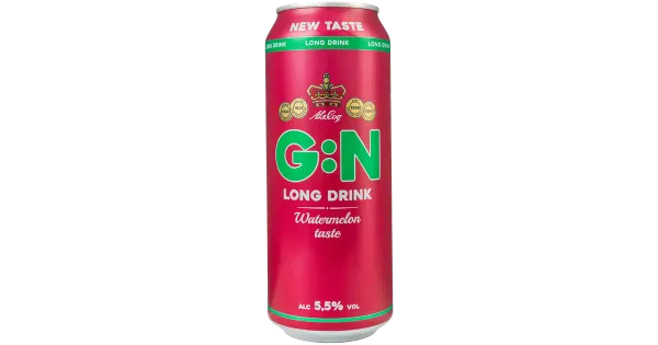 A. Le Coq G:N Long Drink Watermelon muu alkohoolne jook 5,5%vol 500 ml