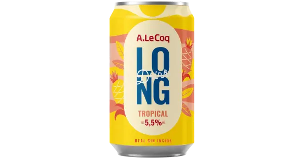 A. Le Coq Long Drink Tropical muu alkohoolne jook 5,5%vol 330ml