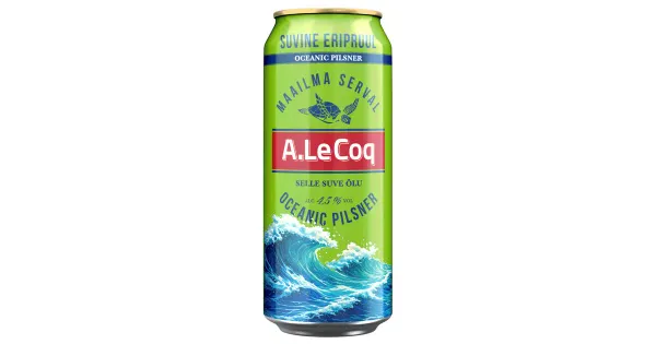 A. Le Coq Oceanic Pilsner õlu 4,5%vol 500 ml