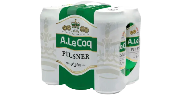 A. Le Coq Pilsner õlu 4,2%vol 6x500 ml