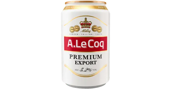 A. Le Coq Premium Export õlu 5,2%vol 330 ml