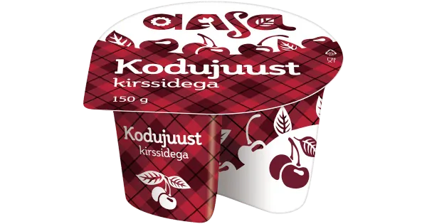 Aasa Kirssidega kodujuust, 150 g