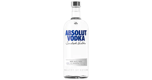 Absolut vodka 40%vol 1L