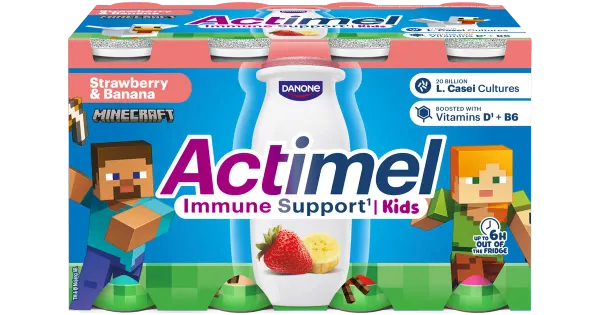 Actimel jogurtijook banaani-maasika 8x100g