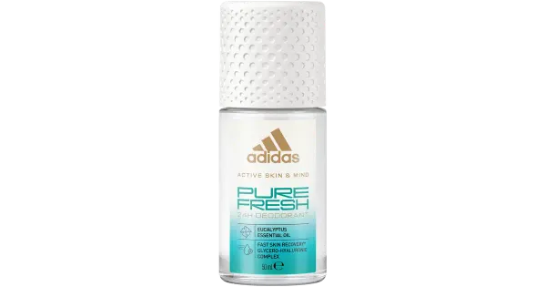 Adidas rulldeodorant Pure Fresh eukalüptusega 50ml
