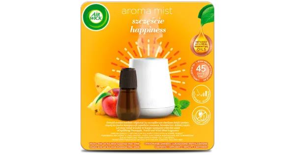 Air wick essential mist komplekt happiness 20ml