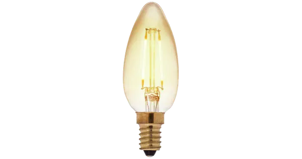 Airam LED-küünal 2W E14 220LM 2200K decor amber