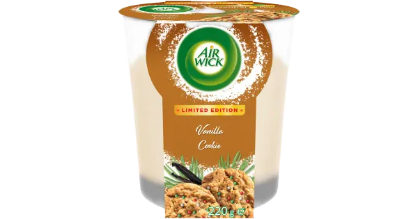Airwick lõhnaküünal Vanilla Cookie 220g