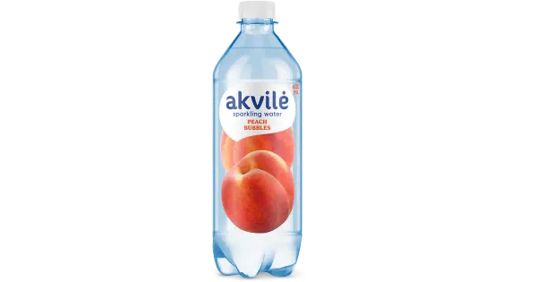 Akvile gaseeritud vesi Virsik 600 ml