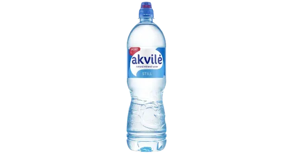 Akvile mineraalvesi Sport gaasita 1L