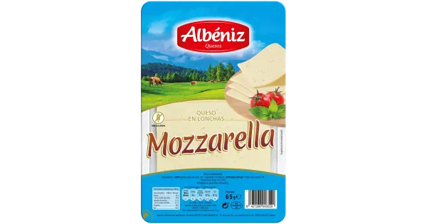 Albeniz mozzarella viilud, 65 g