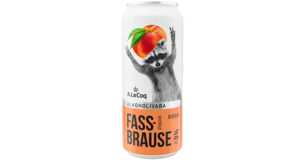 A.Le Coq Fassbrause Peach alkoholivaba õlu 500ml